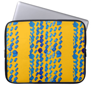 Capa Para Notebook Padrão uniforme de aquarela com pontos de abstrato