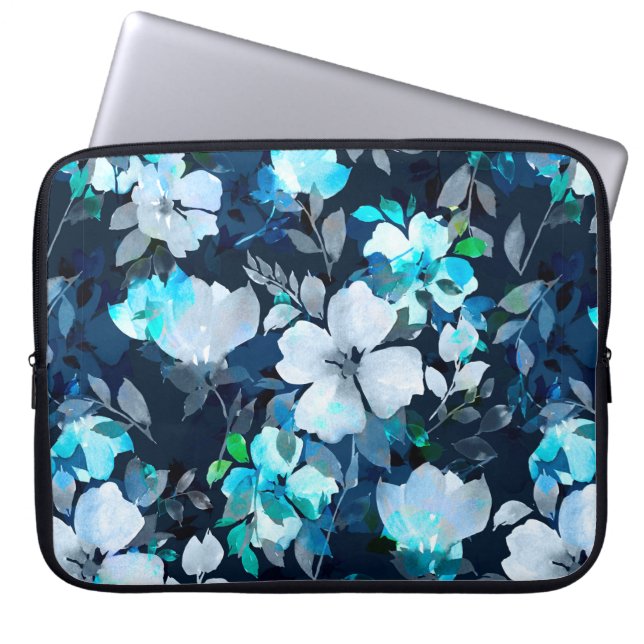 Capa Para Notebook Padrão uniforme de aquarela. Impressão (Frente)