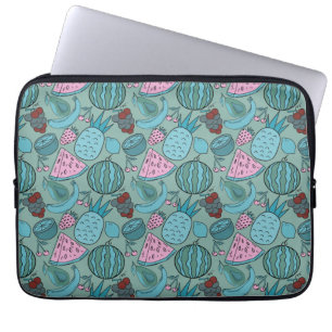 Capa Para Notebook padrão uniforme de fruta   Padrão da superfície