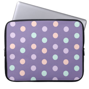 Capa Para Notebook Padrão uniforme de Halloween com isolado de bolinh