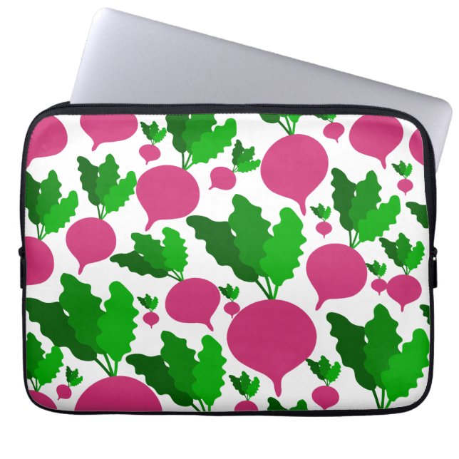 Capa Para Notebook Padrão vegetal do radão (Frente)