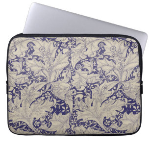 Capa Para Notebook Padrão Wallflower Azul Antigo de William Morris