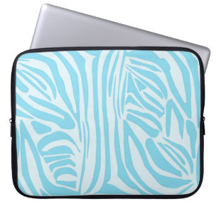 Capa Para Notebook Padrão Zebra Azul