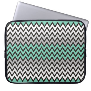 Capa Para Notebook Padrão ZIGZAG - cinza branca preta + sua ideia