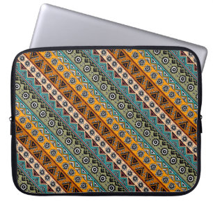 Capa Para Notebook Padrões aztec coloridas