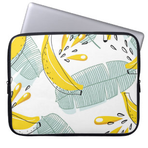 Capa Para Notebook Padrões de colheita de bananas suculentas