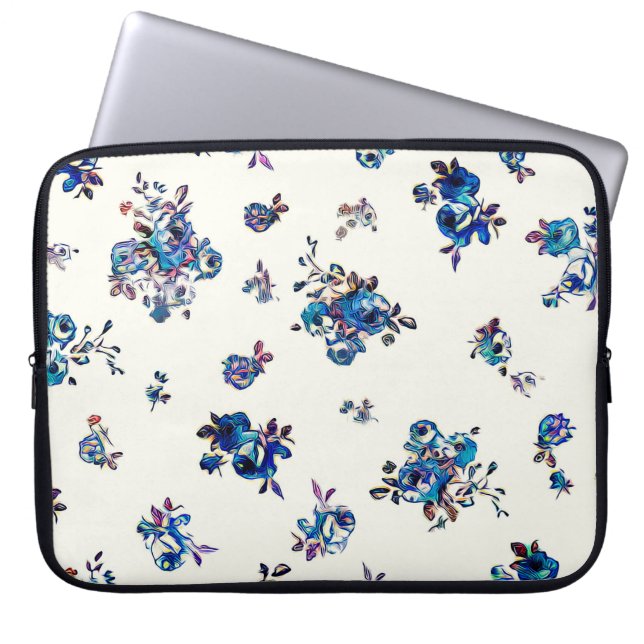 Capa Para Notebook Padrões sem costura de papel de parede e têxteis.  (Frente)
