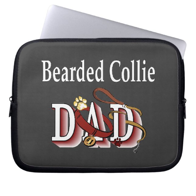 Capa Para Notebook Pai Collie (Frente)