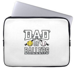 Capa Para Notebook Pai De Atletas Camisa Vintage De Beisebol Softbol