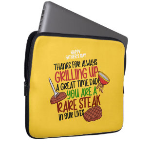 Capa Para Notebook Pai de chef Engraçado Personalizado