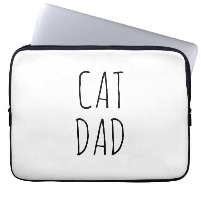 Capa Para Notebook "Pai de Gato" Simples Farmhouse Moderno (Frente)