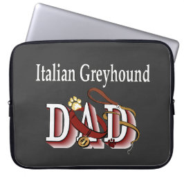 Capa Para Notebook Pai de Greyhound Italiano