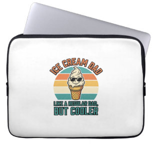 Capa Para Notebook Pai de Sorvete Vintage Camisa do Pai do Resfriador