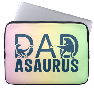 Capa Para Notebook Pai do Dinossauro Asaurus Dino Lover T Pai Rex Din