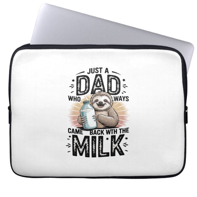 Capa Para Notebook pai e filho com design- 01 gráfico de preguiça-de- (Frente)