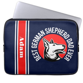 Capa Para Notebook Pai personalizado de melhor German shepherd nunca
