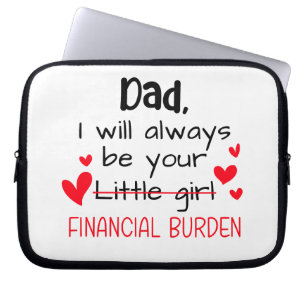 Capa Para Notebook Pai Sempre Ser Sua Menina, Financeira