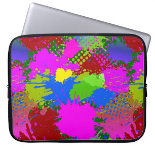 Capa Para Notebook Paint Splash Patterno 3