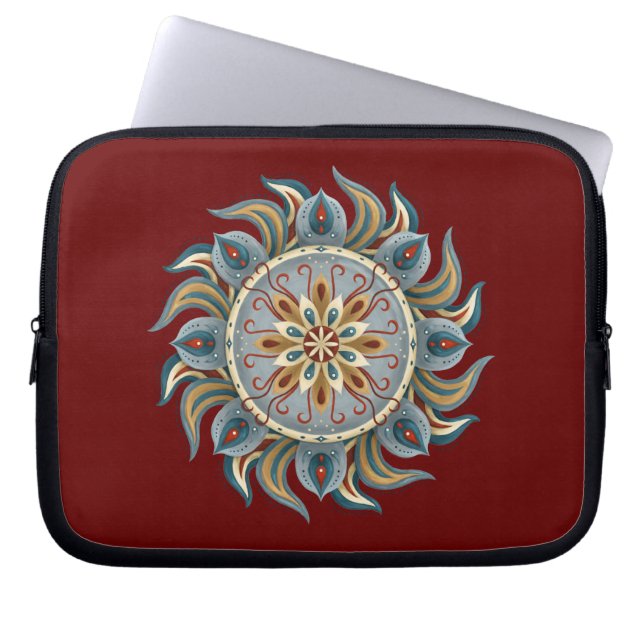 Capa Para Notebook Painterly Mandala (Frente)