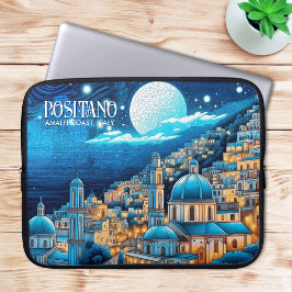 Capa Para Notebook Painting Positano Amalfi Coast Italy Art Viagem