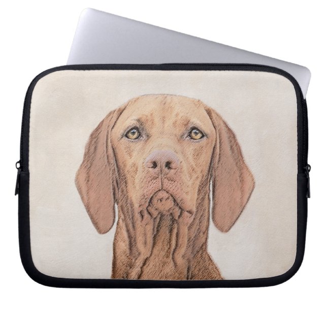 Capa Para Notebook Painting Vizsla - Arte de Cachorro Original (Frente)