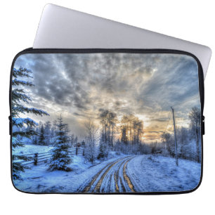 Capa Para Notebook Paisagem carioca-natural Inverno Nascer do Sol