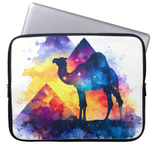 Capa Para Notebook Paisagem Cósmica Starry Night Egípcio Camel
