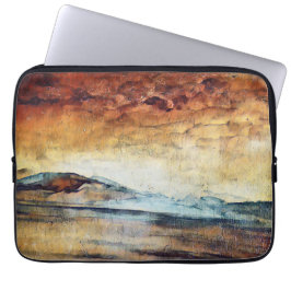 Capa Para Notebook Paisagem das Montanhas Sunny Watercolor