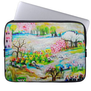 Capa Para Notebook Paisagem de Aquarela 2