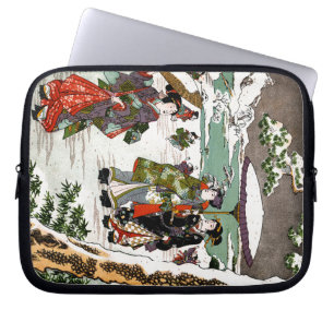 Capa Para Notebook Paisagem de Neve Japonesa