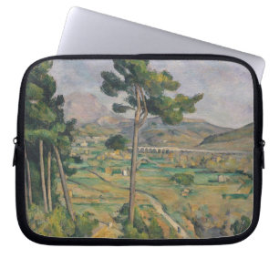 Capa Para Notebook Paisagem de Paul Cezanne com viaduto