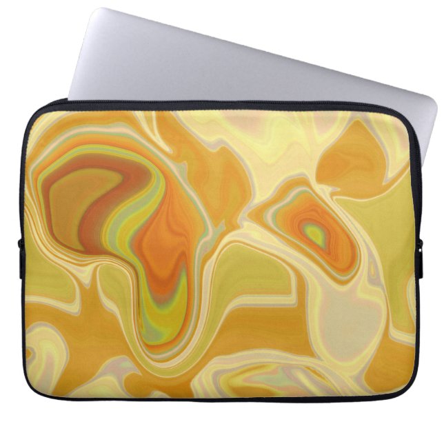 Capa Para Notebook Paisagem de Sonho em Ouro (Frente)
