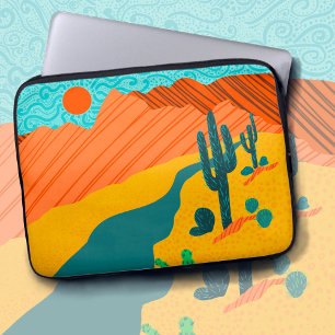 Capa Para Notebook Paisagem do Deserto Saguaro