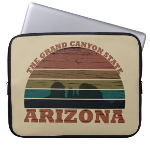Capa Para Notebook paisagem do pôr do sol arizona vintage
