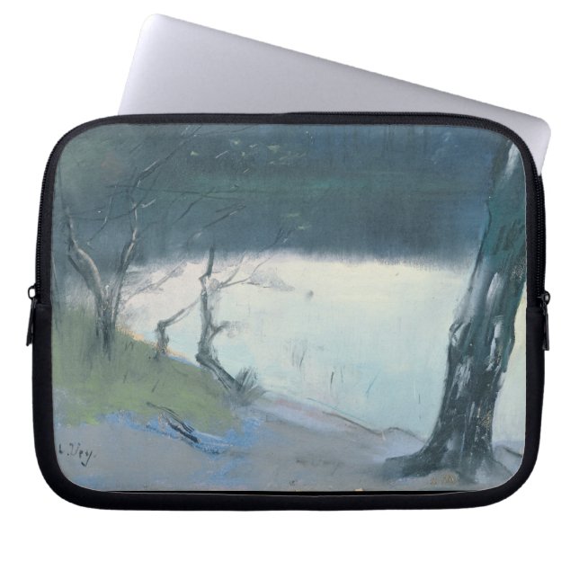 Capa Para Notebook Paisagem (pastel em canvas) (Frente)