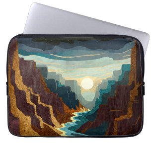 Capa Para Notebook Paisagem Sunset Canyon