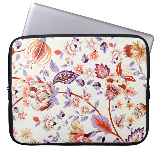 Capa Para Notebook Paisley clássico e padrão de local fino, pat persa (Frente)