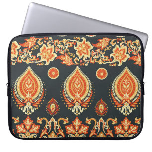 Capa Para Notebook Paisley Floral: Oriental Ethnic Sem Selo