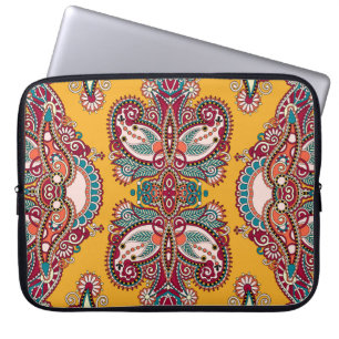 Capa Para Notebook Paisley Floral Ornamental: Bandanna Tradicional