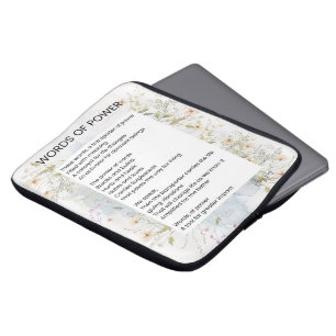Capa Para Notebook Palavras De Poesia De Uplifação De Poder