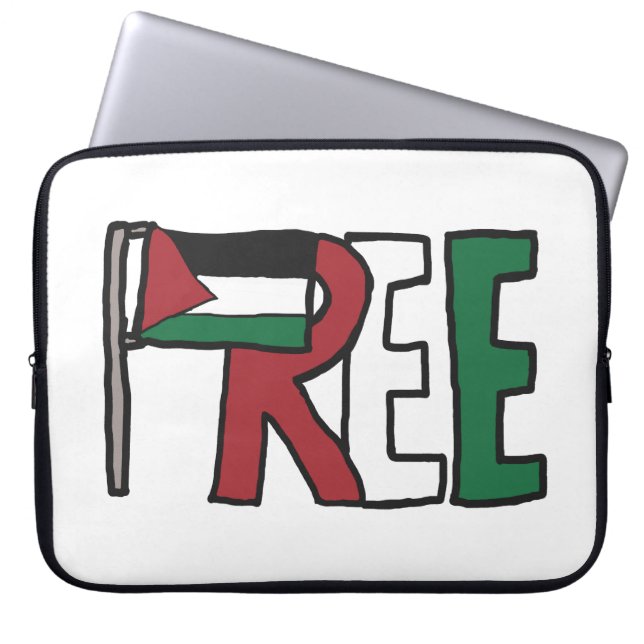 Capa Para Notebook Palestina livre (Frente)