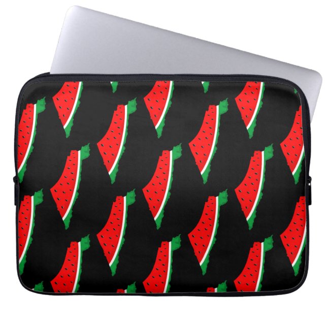 Capa Para Notebook Palestina - Mapa Watermelon - Símbolo da liberdade (Frente)