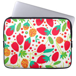 Capa Para Notebook Paleta Frutífera Padrão Vibrante