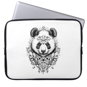Capa Para Notebook Panda Bear Selvagem Natureza Animal Ilustração Art