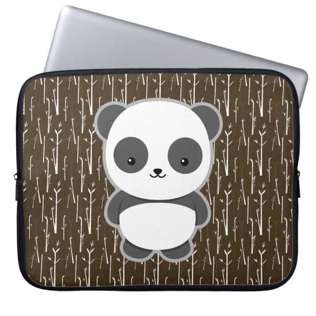 Capa Para Notebook Panda bonito (Frente)