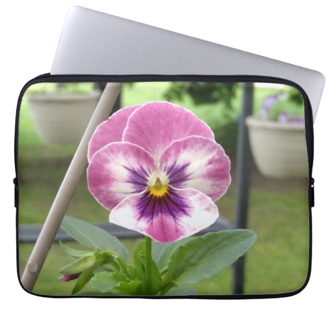 Capa Para Notebook Pansy Tablet Case (rosa e roxo) (Frente)