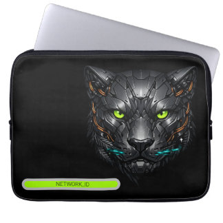 Capa Para Notebook Pantera Cibernética Cyberpunk Gamer Personalizada