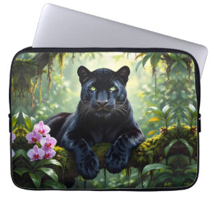 Capa Para Notebook Pantera Negra na Selva