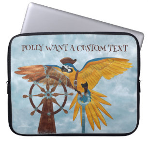 Capa Para Notebook Papagaio Pirata