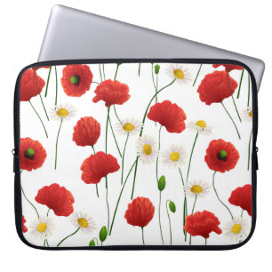 Capa Para Notebook Papagaios e margaridas